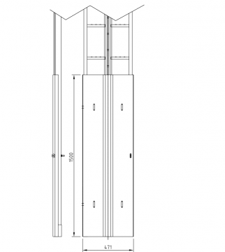 Anti-Climb Device no 25/PTBR Hot-dip galvanized