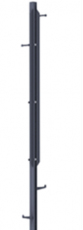 Cleat Ladder TBA I with climbing barrier á 3m Hot-dip galvanized