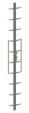 Cleat Ladder TBA 2U á 3m Hot-dip galvanized