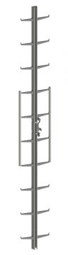 Cleat Ladder TBA 2U á 3m Hot-dip galvanized